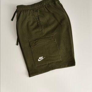 Nike Men's Olive Green Shorts